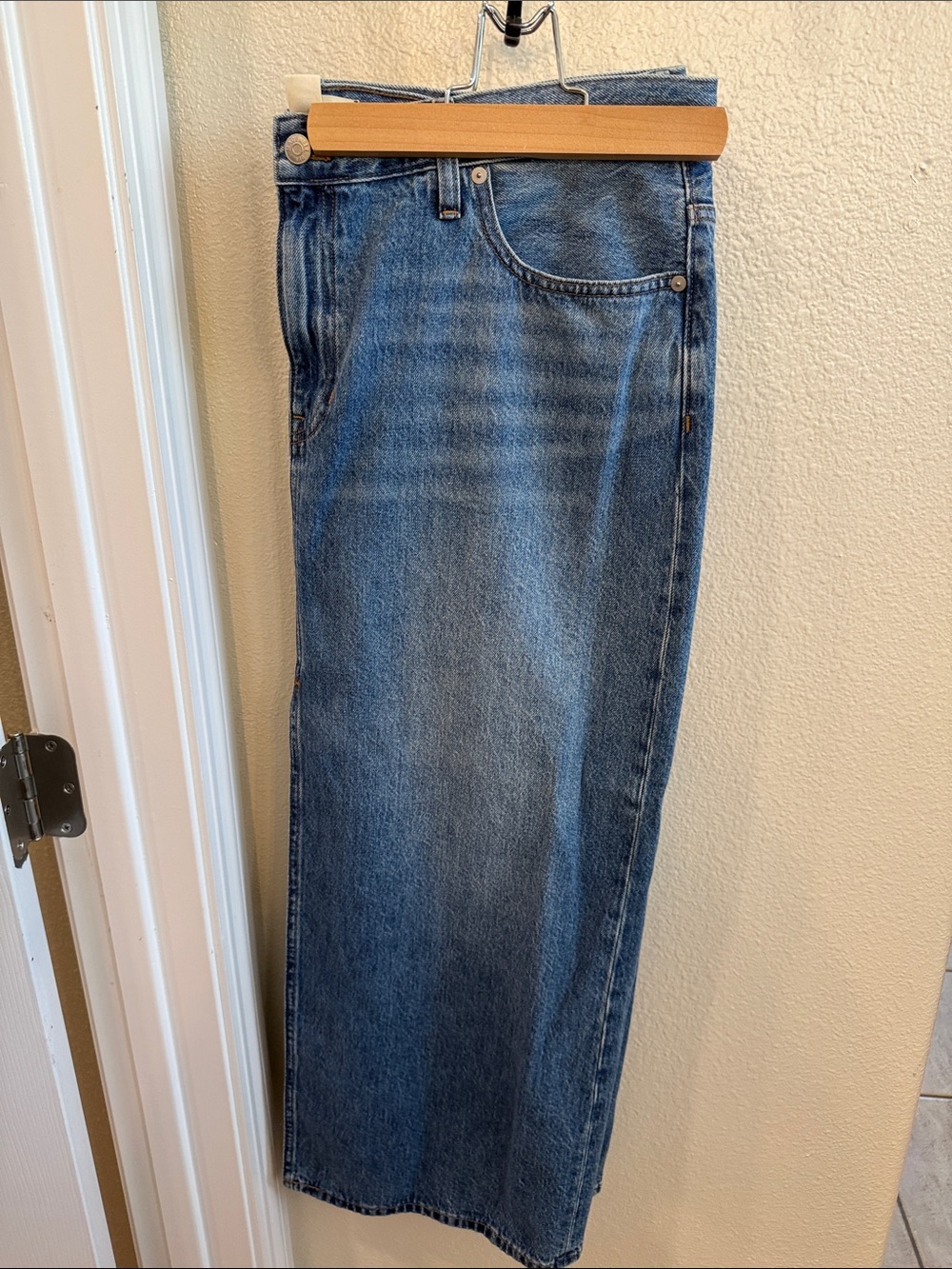 Madewell denim skirt